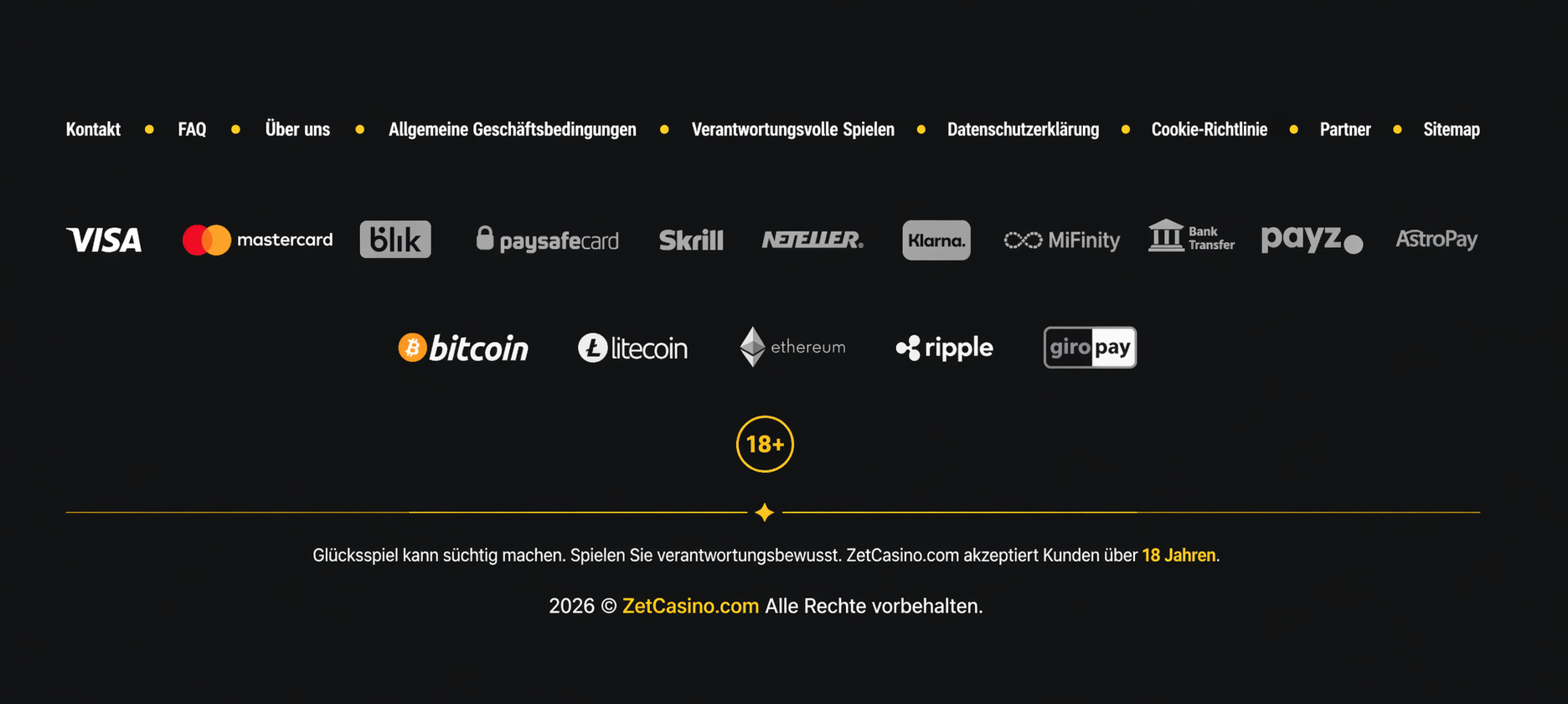 Zet Casino Auszahlungsdauer