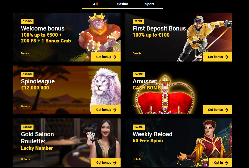 Zet Casino Willkommensbonus