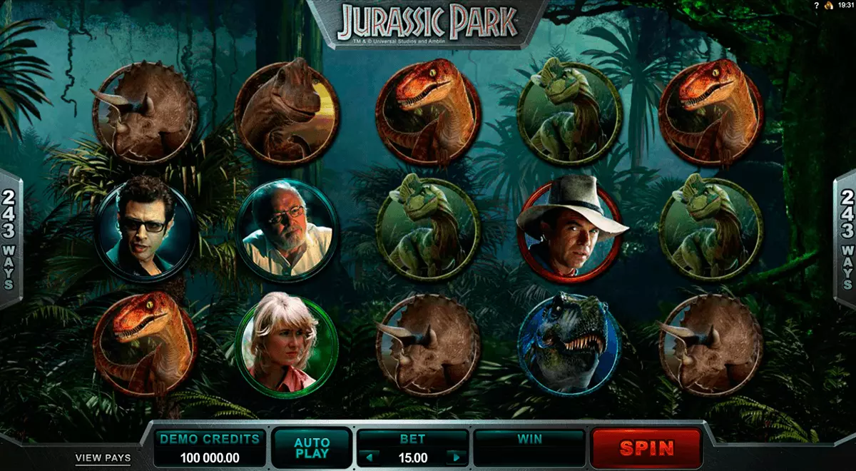 Jurassic World Slot von Microgaming / Stormcraft Studios – Hero Banner